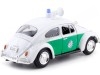 Carsdemetal.es 1966 Volkswagen Beetle "Police allemande" blanc / vert 1:24 Motor Max 79588