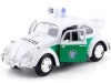 Carsdemetal.es 1966 Volkswagen Beetle "Police allemande" blanc / vert 1:24 Motor Max 79588