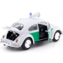 Carsdemetal.es 1966 Volkswagen Beetle "Police allemande" blanc / vert 1:24 Motor Max 79588