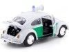 Cochesdemetal.es 1966 Volkswagen Beetle "Policia Alemana" Blanco/Verde 1:24 Motor Max 79588