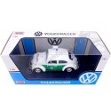 Carsdemetal.es 1966 Volkswagen Beetle "Police allemande" blanc / vert 1:24 Motor Max 79588