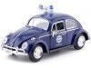 CARSDEMETAL.ES 1966 Volkswagen Beetle "Police Holland" Blue 1:24 Motor Max 79589