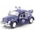 CARSDEMETAL.ES 1966 Volkswagen Beetle "Police Holland" Blue 1:24 Motor Max 79589