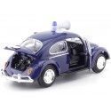 CARSDEMETAL.ES 1966 Volkswagen Beetle "Police Holland" Blue 1:24 Motor Max 79589