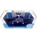 CARSDEMETAL.ES 1966 Volkswagen Beetle "Police Holland" Blue 1:24 Motor Max 79589