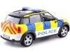 CARSDEMETAL.ES 2017 Mini Cooper S Countryman "Police britannique" blanc / jaune / bleu 1:24 MAX MOTOR 79751