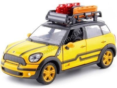 CARSDEMETAL.ES 2017 Mini Cooper S Countryman avec le moteur jaune / Black Bacajajes 1:24 MAX 79752