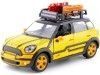 Cochesdemetal.es 2017 Mini Cooper S Countryman Con Baca Portaequipajes Amarillo/Negro 1:24 Motor Max 79752