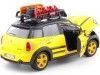 Cochesdemetal.es 2017 Mini Cooper S Countryman Con Baca Portaequipajes Amarillo/Negro 1:24 Motor Max 79752