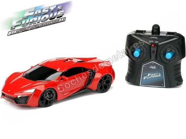 Cochesdemetal.es 2014 Lykan Hypersport "Fast & Furious 7" Radio Control 1:24 Jada Toys 98552/253203020