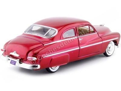 1949 Mercury Coupe Rojo Metalizado 1:24 Motor Max 73225 Cochesdemetal.es 2