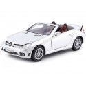 Cochesdemetal.es 2004 Mercedes-Benz SLK 55 AMG Convertible Gris Metalizado 1:24 Motor Max 73292