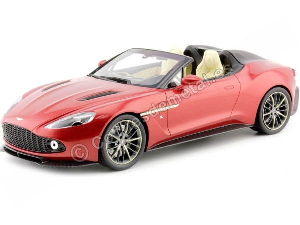 Cochesdemetal.es 2017 Aston Martin Vanquish Zagato Speedster Rojo Lava 1:18 Top Speed ​​TS0233