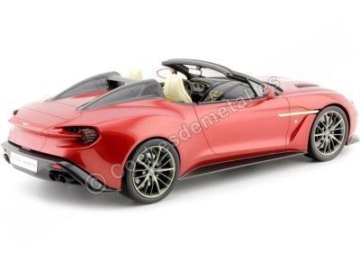Cochesdemetal.es 2017 Aston Martin Vanquish Zagato Speedster Rojo Lava 1:18 Top Speed TS0233 2