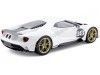 Cochesdemetal.es 2021 Ford GT Heritage Edition Blanco / Negro 1:18 Top Speed ​​TS0317