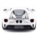 Cochesdemetal.es 2021 Ford GT Heritage Edition Blanco / Negro 1:18 Top Speed ​​TS0317