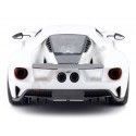 Cochesdemetal.es 2021 Ford GT Heritage Edition Blanco/Negro 1:18 Top Speed TS0317
