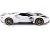 Cochesdemetal.es 2021 Ford GT Heritage Edition Blanco/Negro 1:18 Top Speed TS0317