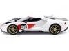 Cochesdemetal.es 2021 Ford GT Heritage Edition Blanco / Negro 1:18 Top Speed ​​TS0317