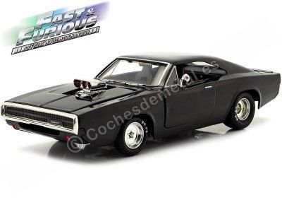 Cochesdemetal.es 1970 Dodge Charger "F9 The Fast Saga" Fast & Furious IX Negro 1:24 Jada Toys 31942/253203068