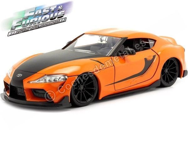 Cochesdemetal.es 2021 Toyota GR Supra "F9 The Fast Saga" Fast & Furious IX Naranja/Negro 1:24 Jada Toys 32097 253203064