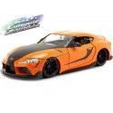 Cochesdemetal.es 2021 Toyota GR Supra "F9 The Fast Saga" Fast & Furious IX Naranja/Negro 1:24 Jada Toys 32097 253203064