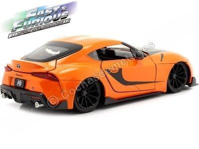 Cochesdemetal.es 2021 Toyota GR Supra "F9 The Fast Saga" Fast & Furious IX Naranja/Negro 1:24 Jada Toys 32097 253203064 2