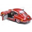 Cochesdemetal.es 1953 Porsche 356 PRE-A "James Dean Tribute" Rojo 1:18 Solido S1802804