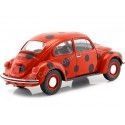 Carsdemetal.es 1973 Vokswagen Beetle "Mariquita" Red / Black 1:18 Solino S1800509