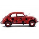 Carsdemetal.es 1973 Vokswagen Beetle "Mariquita" Red / Black 1:18 Solino S1800509