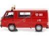 CARSDEMETAL.ES 1987 Mercedes-Benz MB 180 [Z-6812-AG] "Zaragoza Fire Brigade" Red / White 1:43 Editorial Salva ...