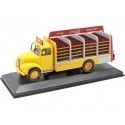 CARSDEMETAL.ES 1962 EBRO TRUCK B-45 [LE-6479] "Coca-Cola" jaune / rouge 1:43 Éditorial Salvat Pub003