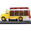 CARSDEMETAL.ES 1962 EBRO TRUCK B-45 [LE-6479] "Coca-Cola" jaune / rouge 1:43 Éditorial Salvat Pub003