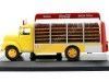 CARSDEMETAL.ES 1962 EBRO TRUCK B-45 [LE-6479] "Coca-Cola" jaune / rouge 1:43 Éditorial Salvat Pub003