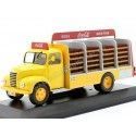 CARSDEMETAL.ES 1962 EBRO TRUCK B-45 [LE-6479] "Coca-Cola" jaune / rouge 1:43 Éditorial Salvat Pub003