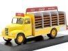 CARSDEMETAL.ES 1962 EBRO TRUCK B-45 [LE-6479] "Coca-Cola" jaune / rouge 1:43 Éditorial Salvat Pub003