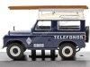 Cochesdemetal.es 1989 Land Rover Santana 88 con Escalera [V-173752] "Telefónica" Azul/Blanco 1:43 Editorial Salvat PUB006