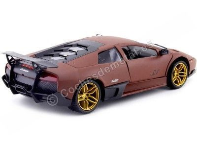 Cochesdemetal.es 2010 Lamborghini Murcielago LP670-4 SV "Satin Series" Bronce Mate 1:24 Motor Max 79503 2