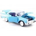 Cochesdemetal.es 1957 Chevrolet Bel Air Azul/Blanco 1:24 Motor Max 73228