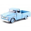 CARSDEMETAL.ES 1958 Chevrolet Apache Fleetline Pickup Light Bleu 1:24 MAX 79311 Moteur