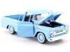 CARSDEMETAL.ES 1958 Chevrolet Apache Fleetline Pickup Light Bleu 1:24 MAX 79311 Moteur