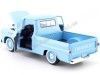 CARSDEMETAL.ES 1958 Chevrolet Apache Fleetline Pickup Light Bleu 1:24 MAX 79311 Moteur