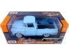 CARSDEMETAL.ES 1958 Chevrolet Apache Fleetline Pickup Light Bleu 1:24 MAX 79311 Moteur