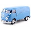 Cochesdemetal.es 1967 Volkswagen Type 2 (T1) Panneau Van Azul 1:24 MOTOR MAX 79342