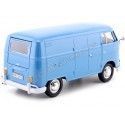 Cochesdemetal.es 1967 Volkswagen Type 2 (T1) Panneau Van Azul 1:24 MOTOR MAX 79342