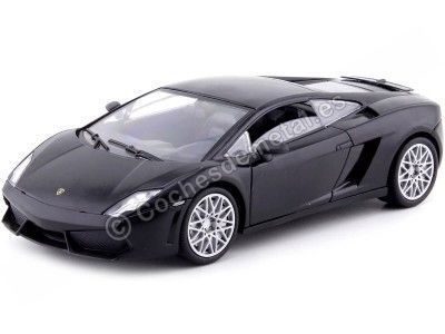 2009 Lamborghini Gallardo LP560-4 Negro Satinado 1:24 Motor Max 73362 Cochesdemetal.es