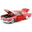 Cochesdemetal.es 1955 Chrysler C300 Rojo 1:24 Motor Max 73302