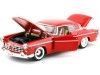 Cochesdemetal.es 1955 Chrysler C300 Rojo 1:24 Motor Max 73302