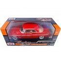 Cochesdemetal.es 1955 Chrysler C300 Rojo 1:24 Motor Max 73302