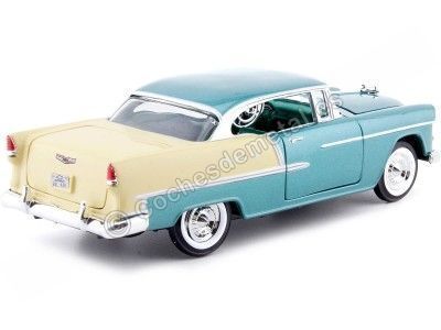 Cochesdemetal.es 1957 Chevrolet Bel Air Verde/Blanco 1:24 Motor Max 73229 2